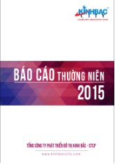 KBC CBTT Báo cáo thường niên 2015