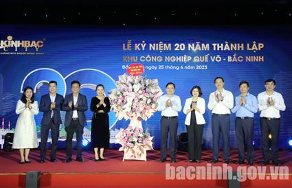 Kỷ niệm 20 năm thành lập Khu công nghiệp Quế Võ