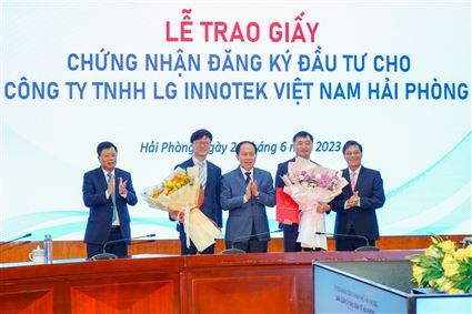 LG Innotek Việt Nam Hải Phòng đầu tư thêm 1 tỷ usd vào dự án tại KCN Tràng Duệ, Hải phòng