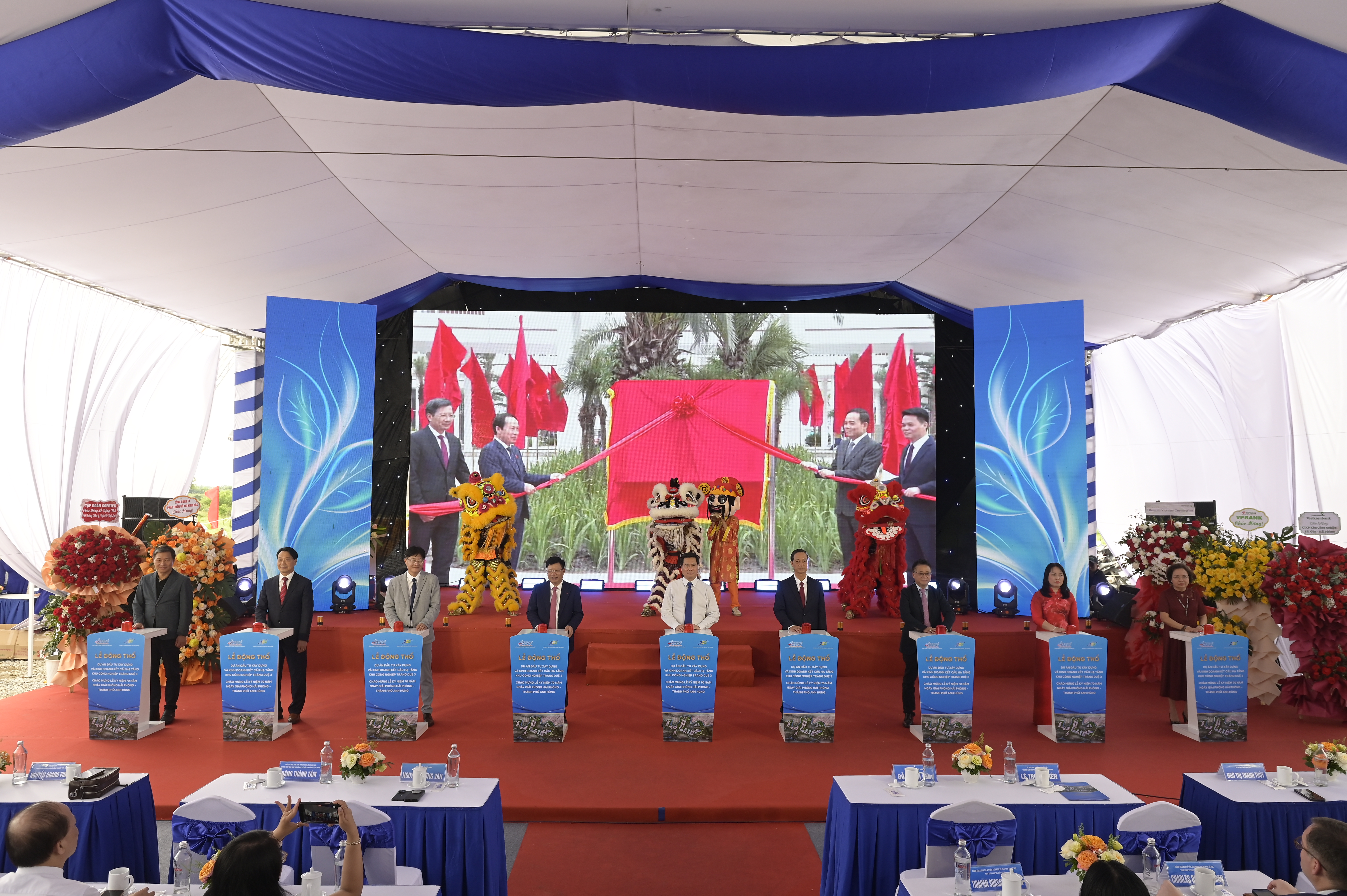 Groundbreaking Ceremony of Trang Due 3 Industrial Park - A project with an investment capital of more than 8000 billion VND in Hai Phong