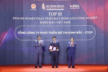 KBC was honored among the TOP 10 Leading Industrial Real Estate Developers in Vietnam