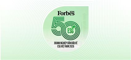 KBC được vinh danh trong Top 50 Doanh nghiệp dẫn đầu về ESG năm 2026
